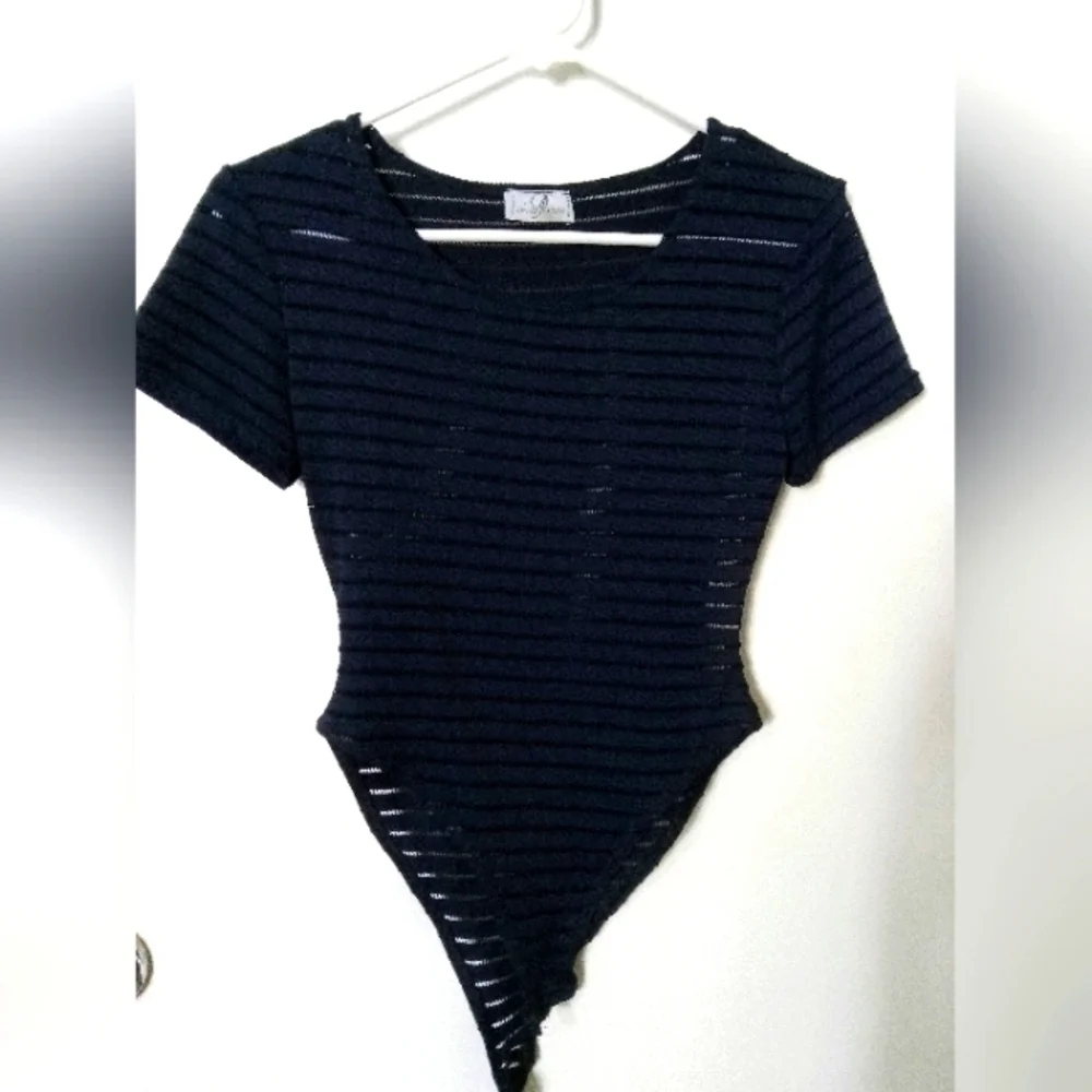 Vintage French designer "Arnaud de Paris" bodysuit size T1 - Small brand-new - Picture 3 of 4